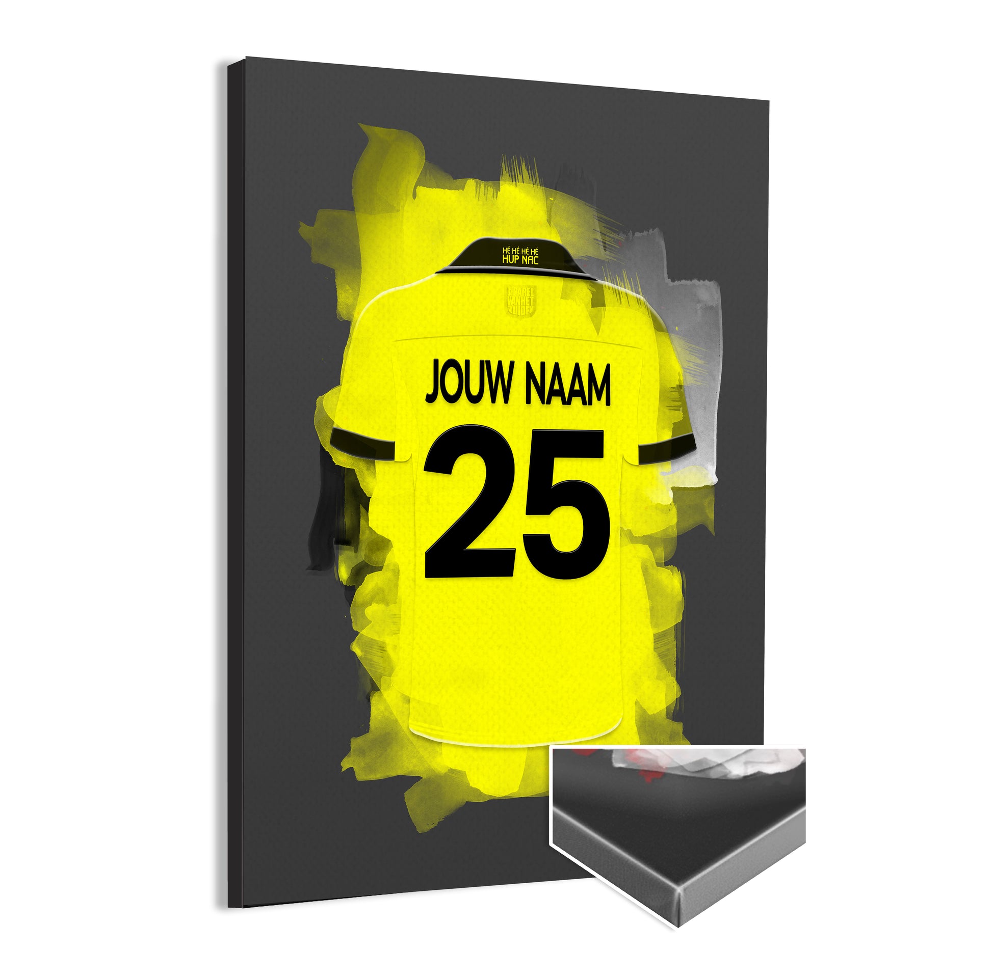 NAC Breda wanddecoratie - Canvas poster - Voetbal fan cadeau