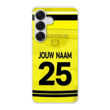 NAC Breda 2025-2026 telefoonhoesje met personalisatie - Samsung Galaxy telefoonhoesjes - Voetbal fan kado 