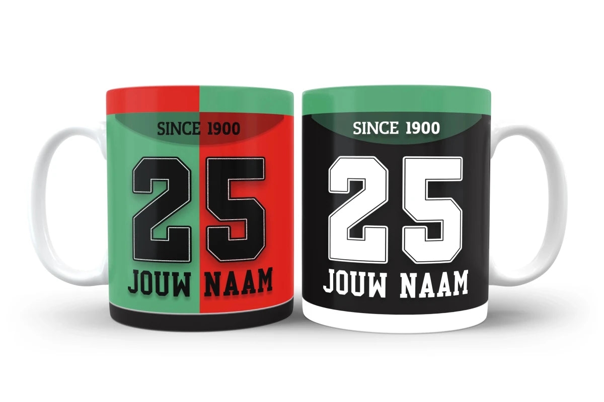 NEC Nijmegen Mok Met Personalisatie Verjaardag Cadeau