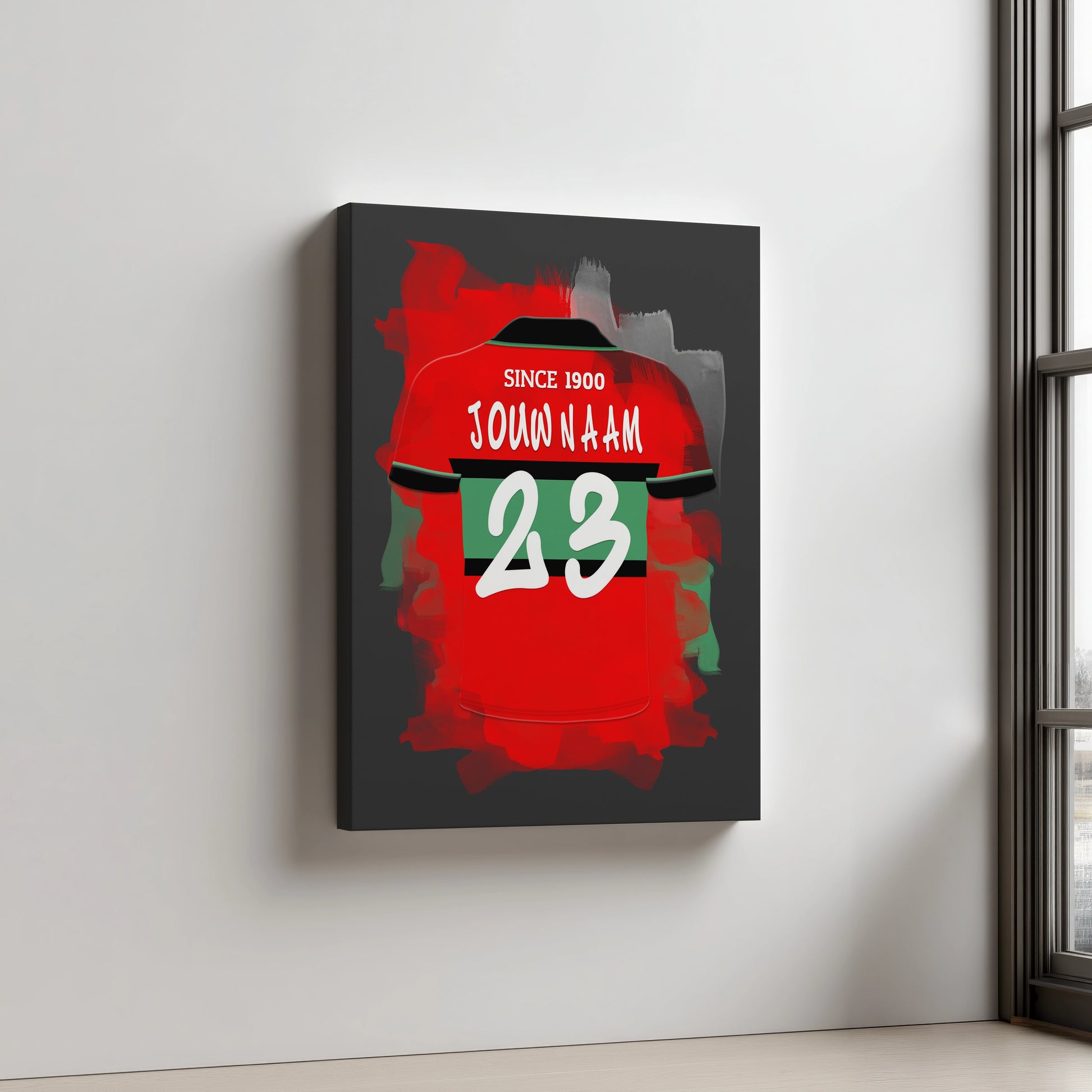 NEC Nijmegen Aluminium Dibond Wanddecoratie Mancave Cadeau Voetbalfan