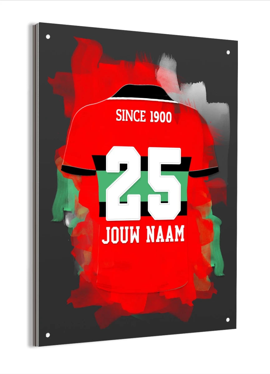 NEC Nijmegen Voetbal Aluminium Dibond Mancave Kopen