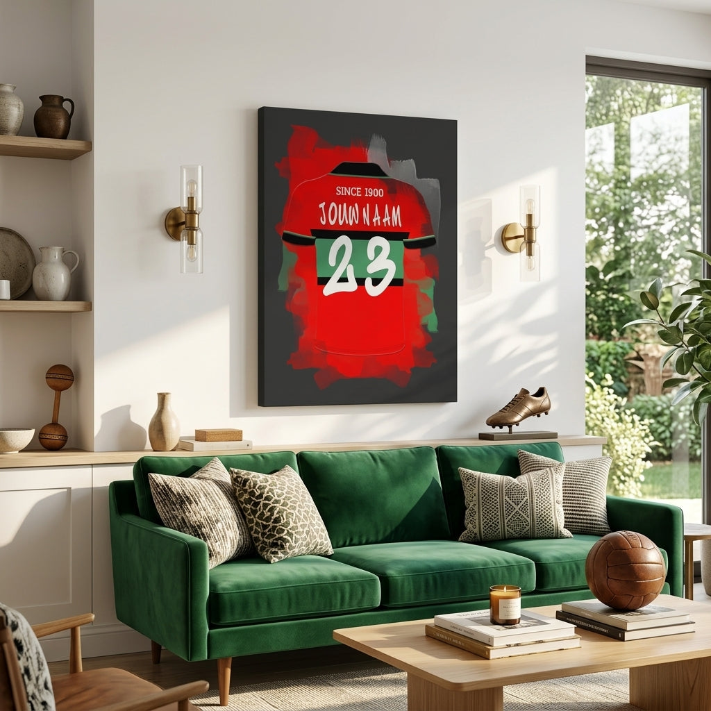 NEC Nijmegen Canvas Muurdecoratie Jongenskamer Cadeau