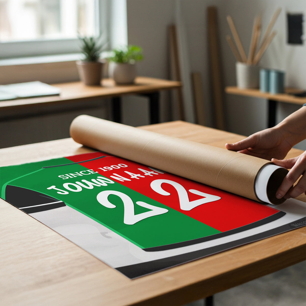 NEC Nijmegen Wanddecoratie Met Naam Bestellen