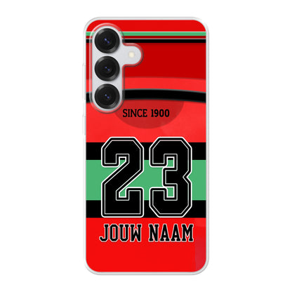 NEC Nijmegen 2025-2026 telefoonhoesje met personalisatie - Samsung Galaxy telefoonhoesjes - Voetbal fan kado 
