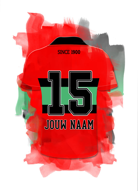 NEC Nijmegen wanddecoratie - Losse poster - Voetbal fan cadeau