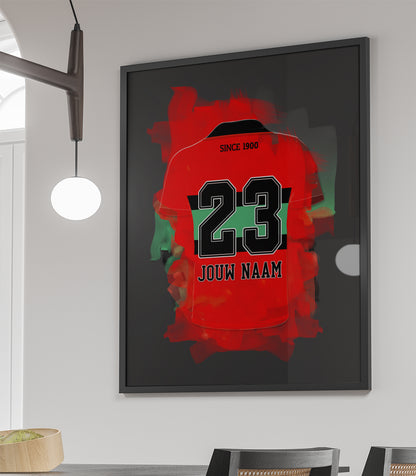 NEC Nijmegen poster met naam kopen