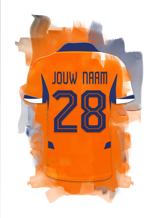 Nederlands Elftal wanddecoratie - Losse poster - Voetbal fan cadeau