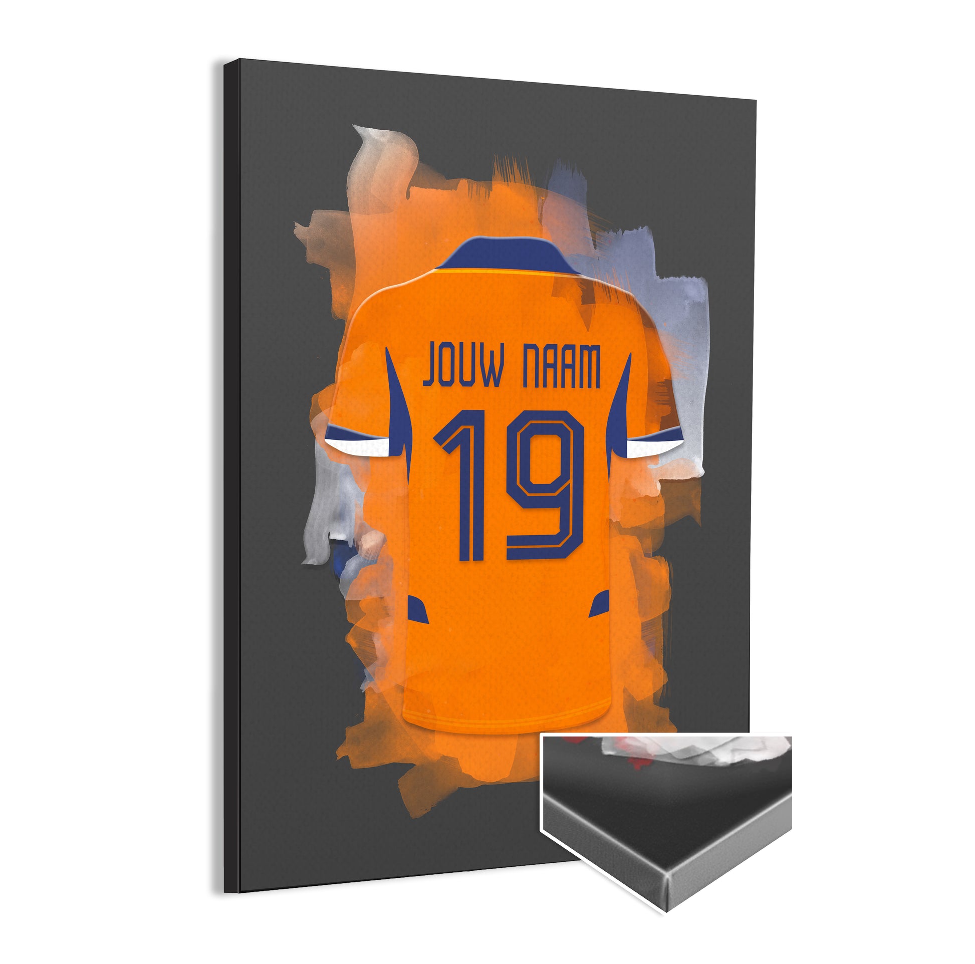 Nederlands Elftal wanddecoratie - Canvas poster - Voetbal fan cadeau
