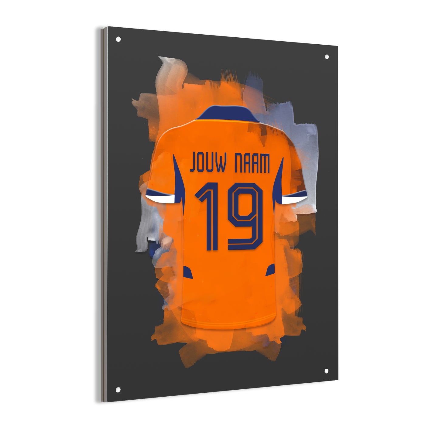 Nederlands Elftal wanddecoratie - Dibond poster - Voetbal fan cadeau