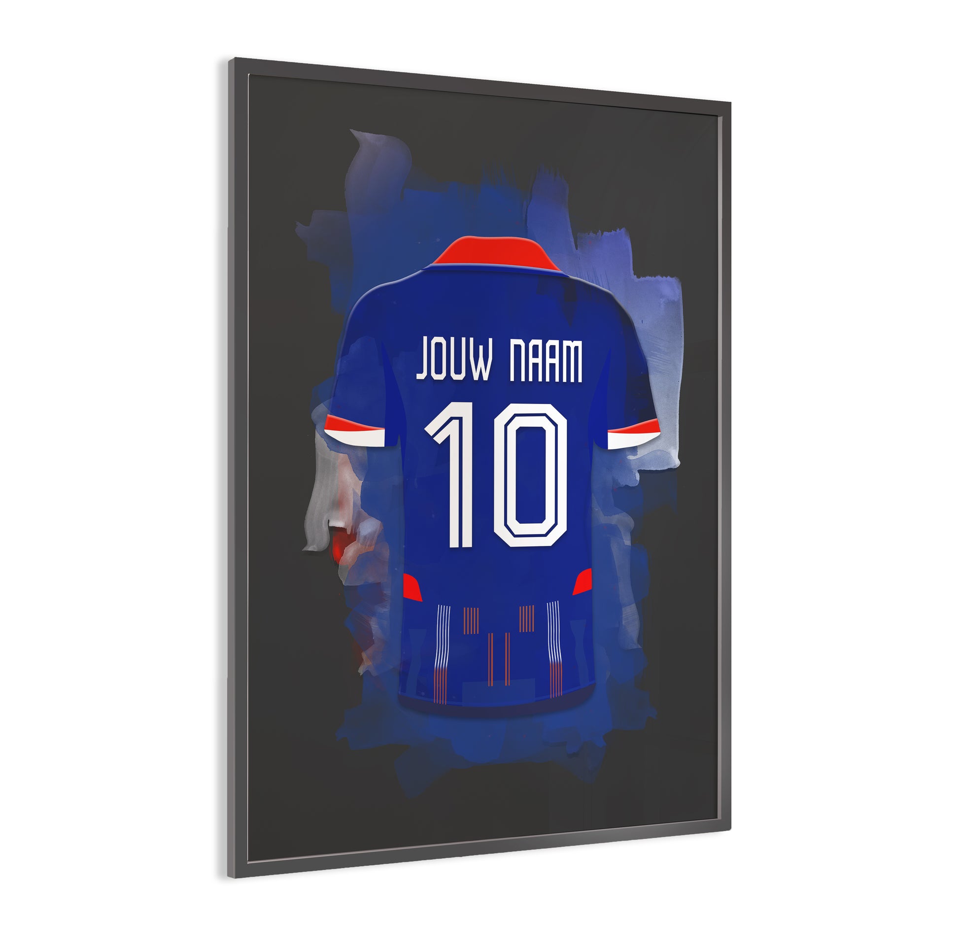 Nederlands Elftal wanddecoratie - Gepersonaliseerde poster - Oranje voetbal fan cadeau