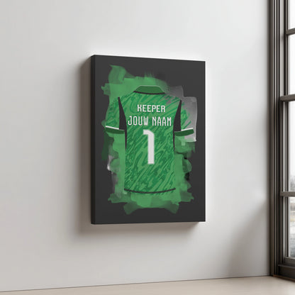 Nederlands Elftal Keeper Aluminium Dibond Wanddecoratie Bestellen