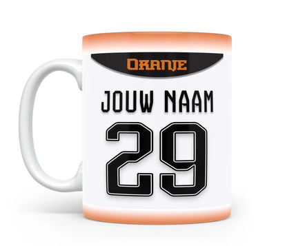 Nederlands Elftal Voetbal Mok Gepersonaliseerd WK 2026 Cadeau