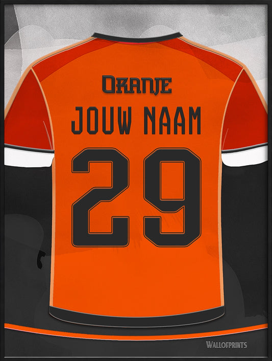 Nederlands Elftal Wanddecoratie Gepersonaliseerd