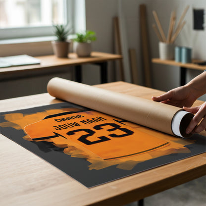 Nederlands Elftal Voetbal Poster Met Eigen Kopen