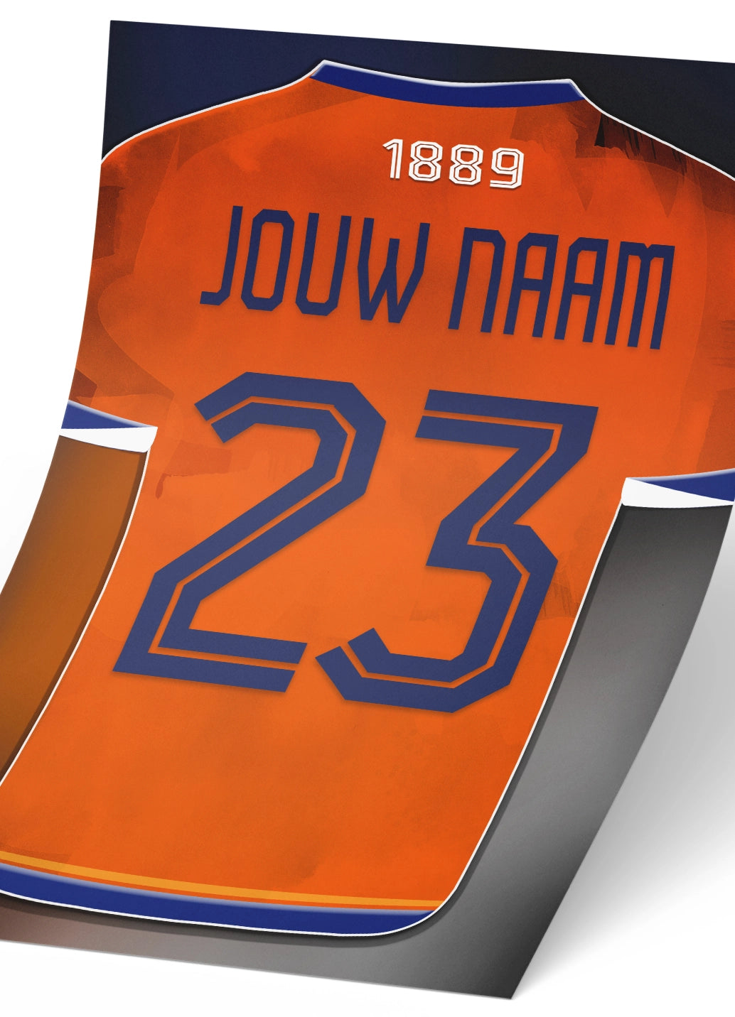 Nederlands Elftal poster met personalisatie