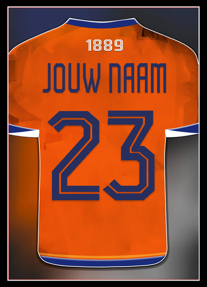 Nederlands Elftal ingelijste poster
