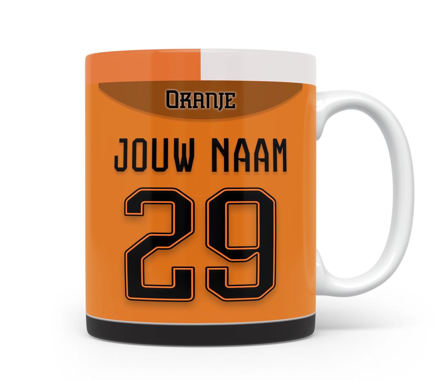 Nederlands Elftal Voetbal Mok Met Eigen Naam WK 2026 Cadeau