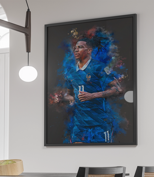 Olise Voetbal Wanddecoratie Poster Met Lijst Verjaardag Cadeau