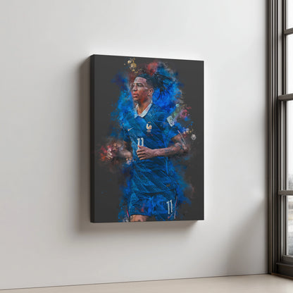 Olise Voetbal Wanddecoratie Canvas