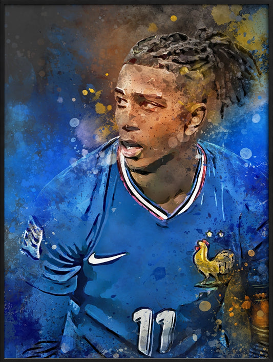 Olise Voetbal Wanddecoratie Poster Voetbal Cadeau