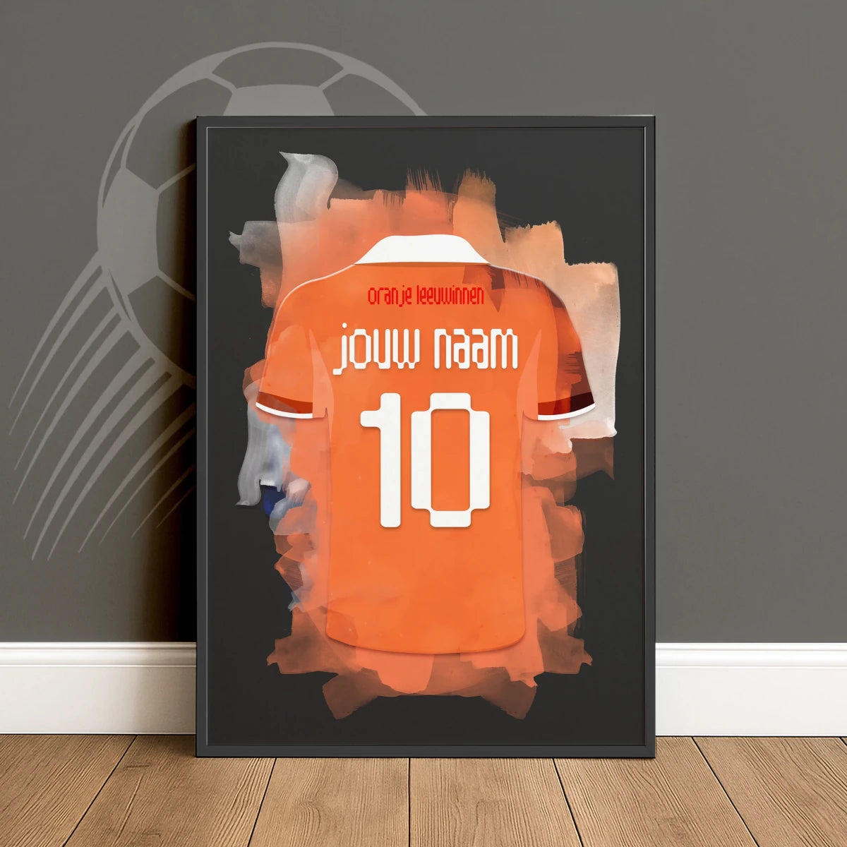 Oranje Vrouwen Poster Met Personalisatie