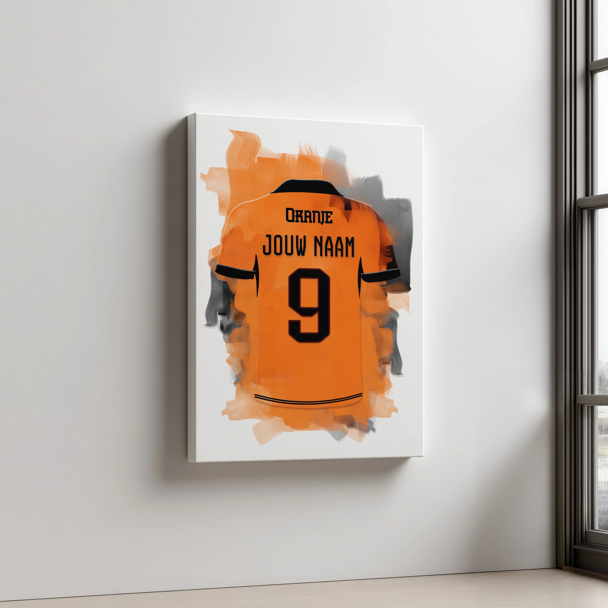 Nederlands Elftal Voetbal Canvas