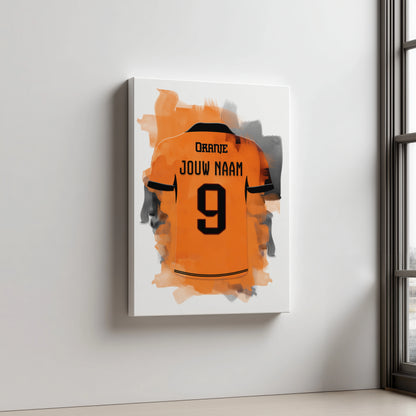 Nederlands Elftal Voetbal Canvas