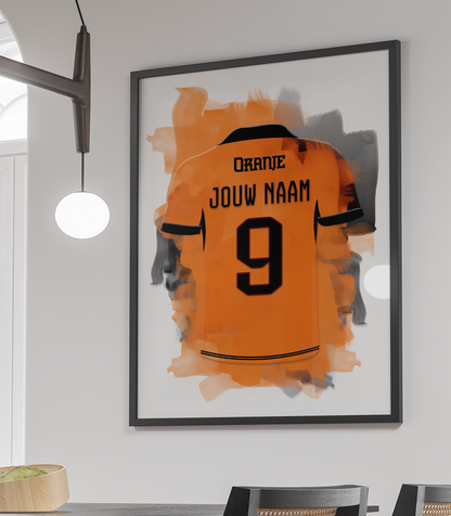 Nederlands Elftal Voetbal Muurdecoratie