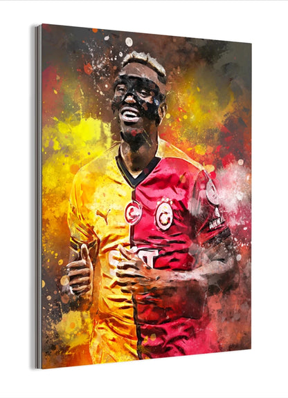 Osimhen Voetbal Poster Aluminium Dibond Mancave Kopen