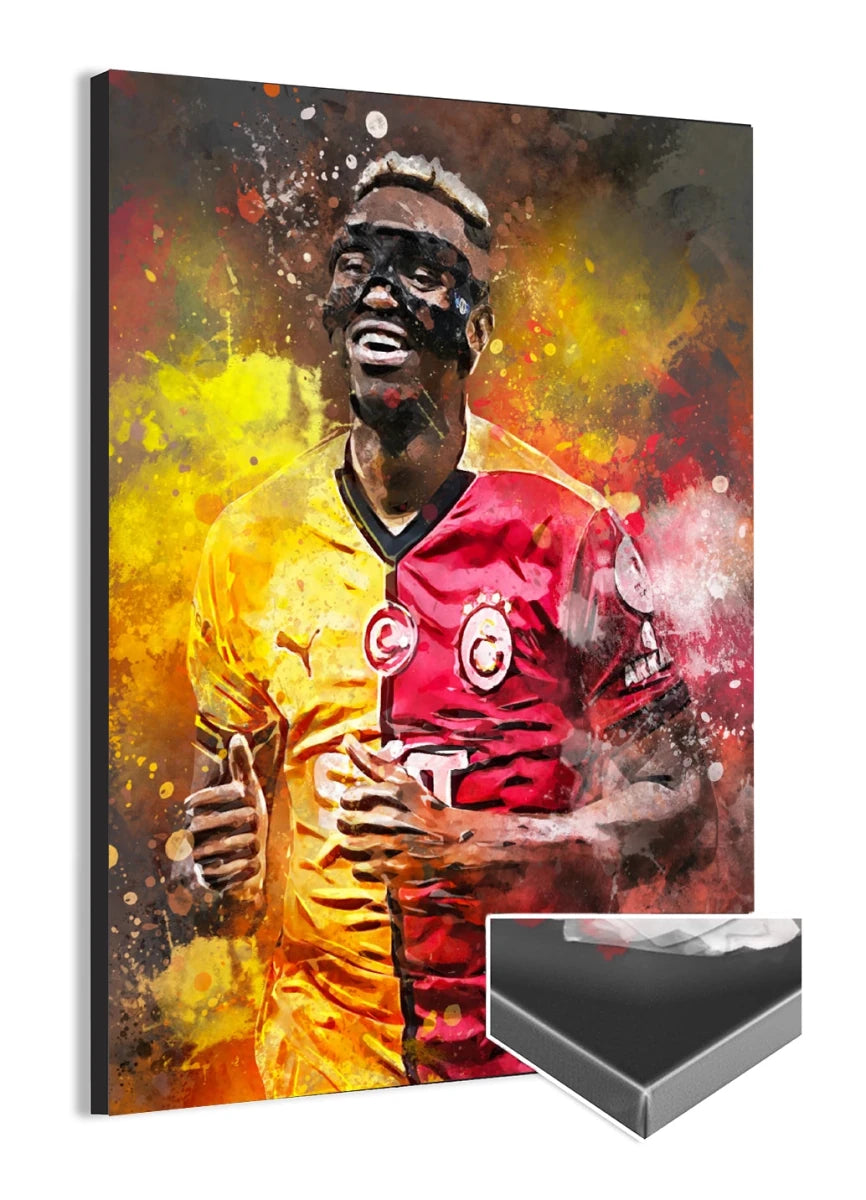 Osimhen Voetbal Poster Canvas Print Jongenskamer Voetbalcadeau