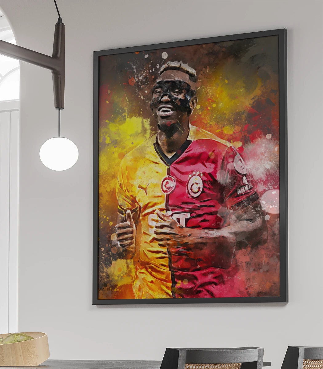 Osimhen Voetbal Poster Galatasaray Mancave Bestellen