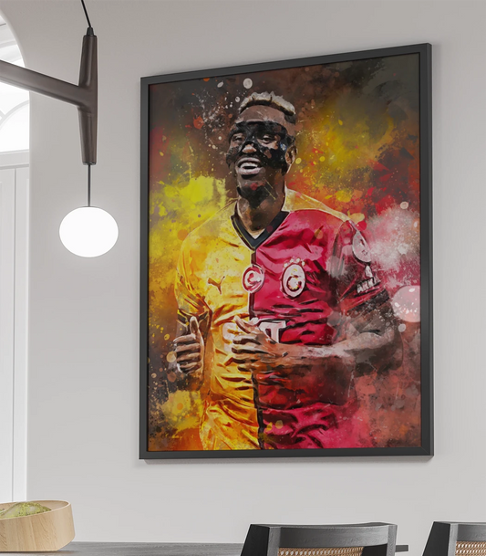 Osimhen Voetbal Poster Galatasaray Mancave Bestellen
