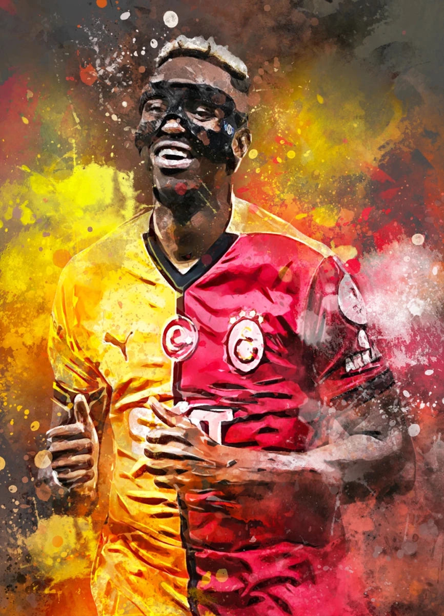 Osimhen Voetbal Poster Galatasaray Voetbalkamer