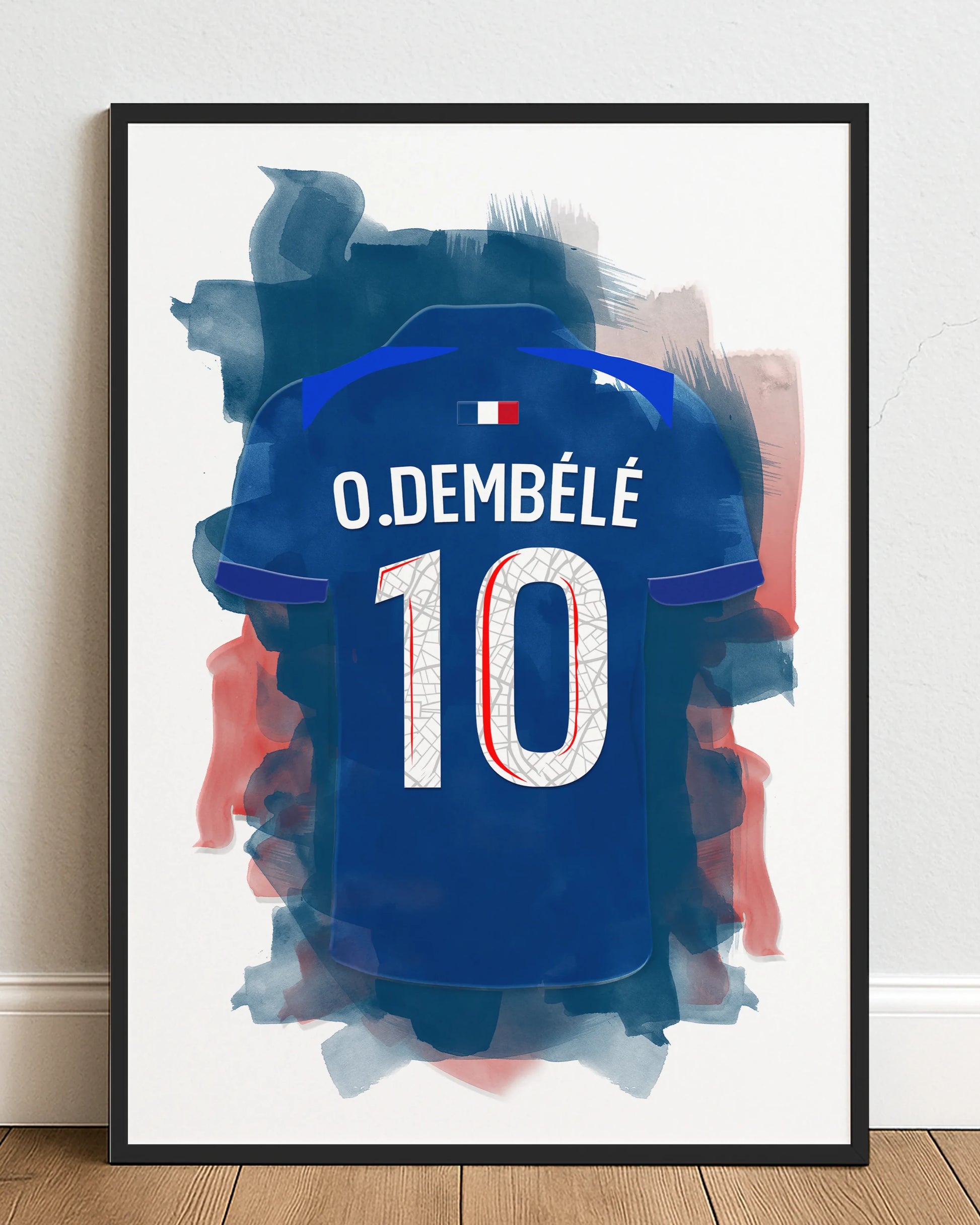 Ousmane Dembélé voetbal poster cadeau