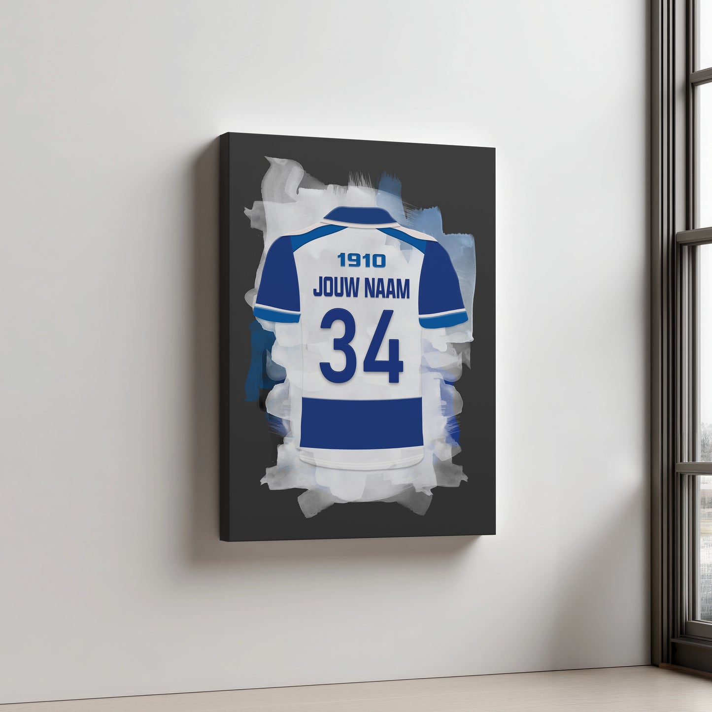 PEC Zwolle Aluminium Dibond Wanddecoratie Cadeau Mancave Man
