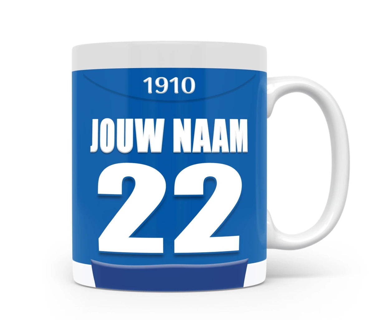 PEC Zwolle Voetbal Mok Met Personalisatie Verjaardag Cadeau