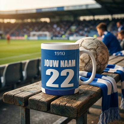 PEC Zwolle Mok Gepersonaliseerd Voetbal Cadeau Bestellen