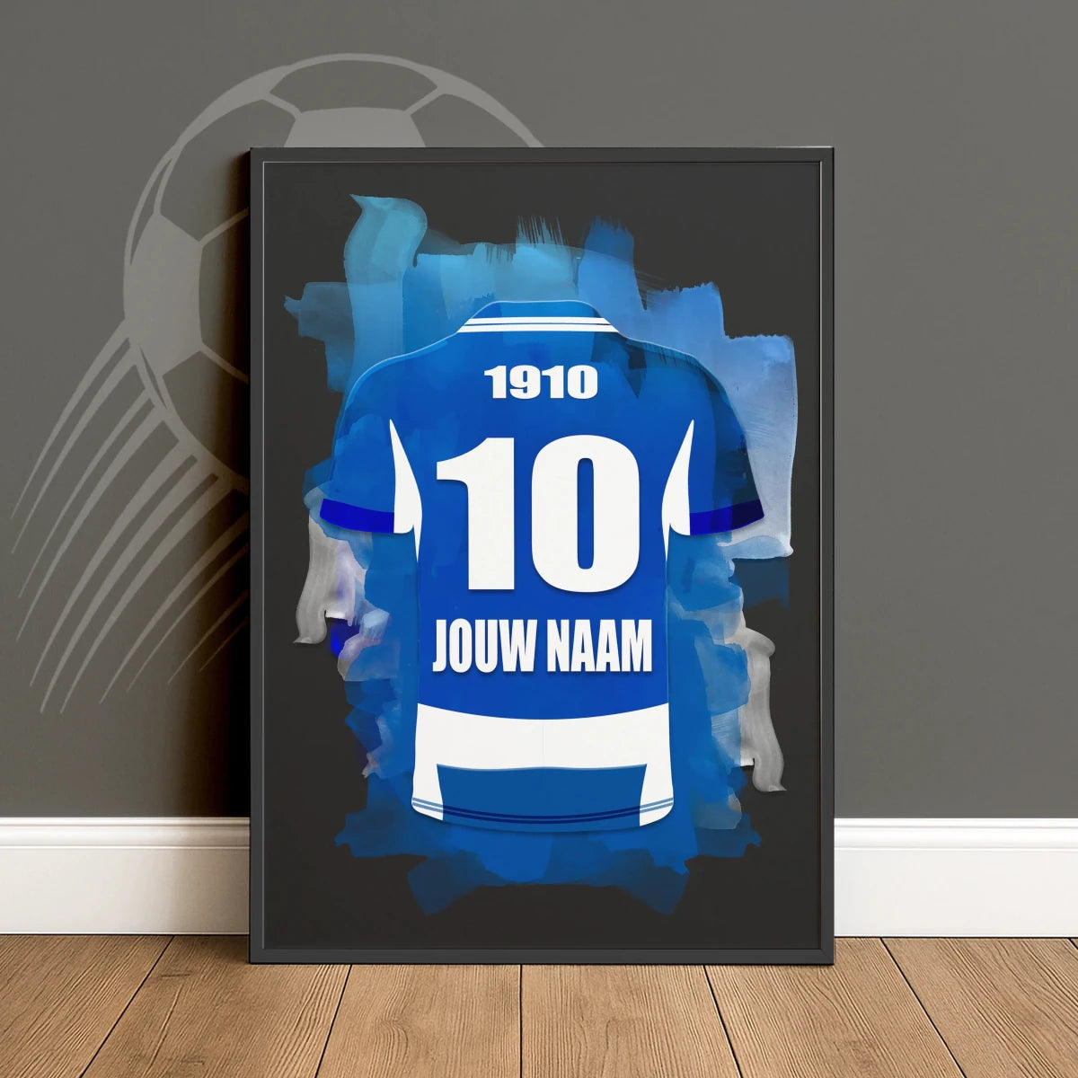 Gepersonaliseerde PEC Zwolle Voetbal Poster Met Personalisatie