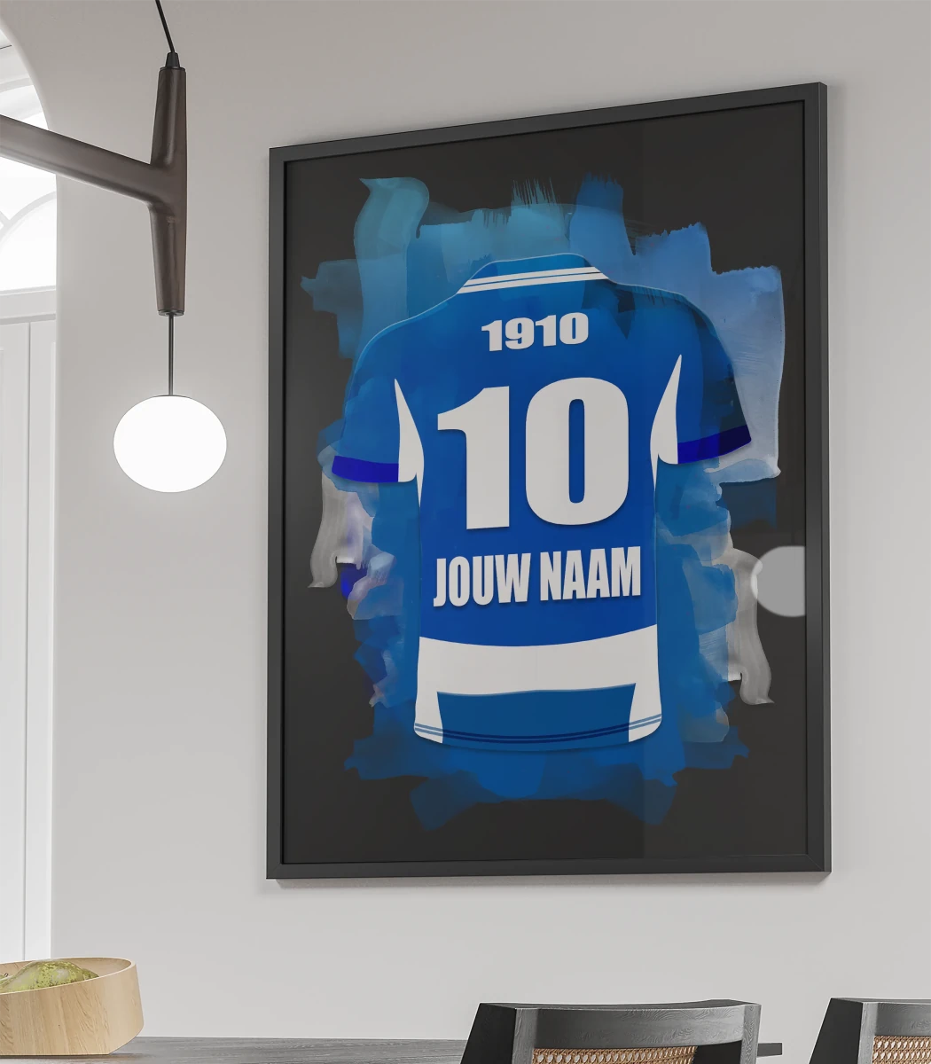 PEC Zwolle Voetbal Poster Met Naam En Rugnummer