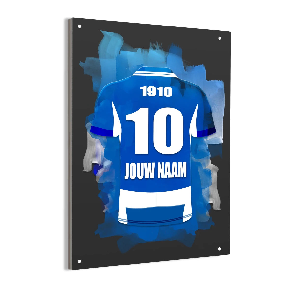 PEC Zwolle Voetbal Aluminium Dibond Wanddecoratie Mancave