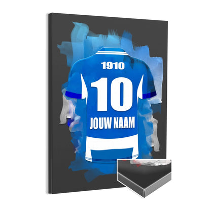 PEC Zwolle Voetbal Canvas Muurdecoratie