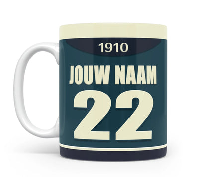 PEC Zwolle Koffie Mok Met Naam Verjaardag Kado Voetbal Fan