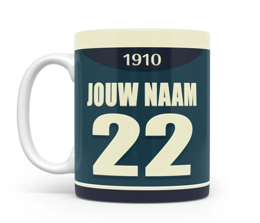 PEC Zwolle Koffie Mok Met Naam Verjaardag Kado Voetbal Fan