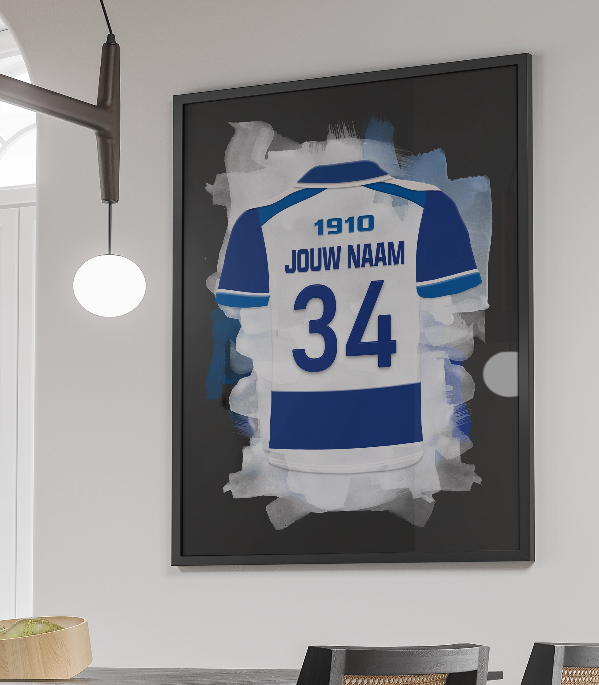 PEC Zwolle Voetbal Poster Met Eigen Naam Jongenskamer Cadeau