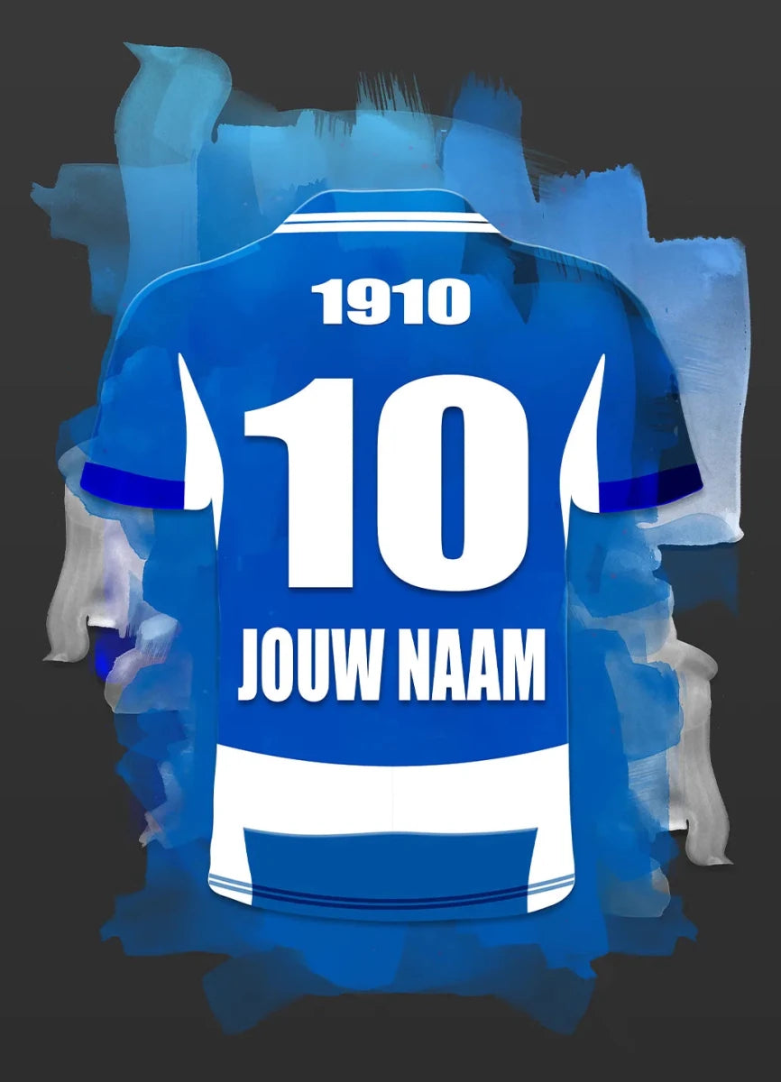 PEC Zwolle Voetbal Poster Met Personalisatie