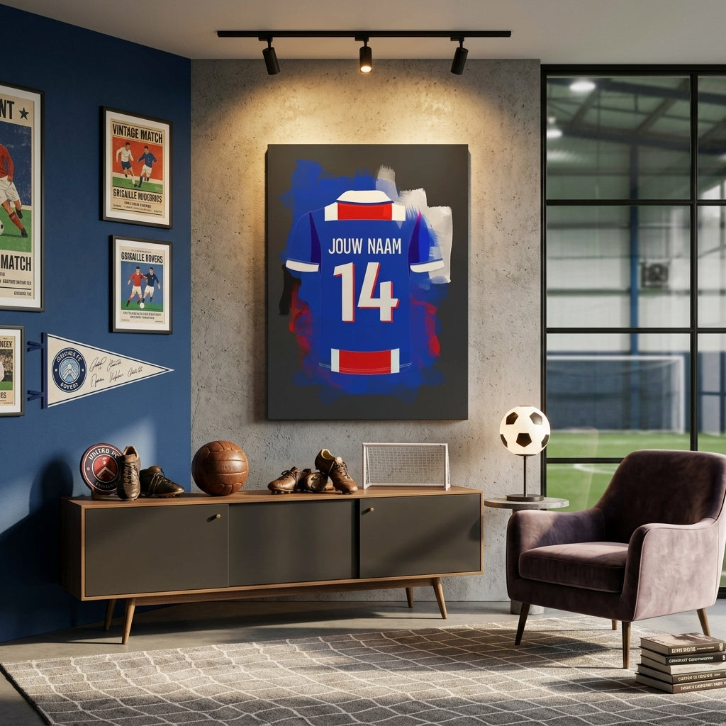 PSG Voetbal Poster Canvas Wanddecoratie Jongenskamer Bestellen