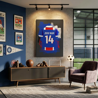 PSG Voetbal Poster Canvas Wanddecoratie Jongenskamer Bestellen