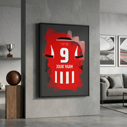 PSV Eindhoven Canvas Muurdecoratie Met Naam Bestellen