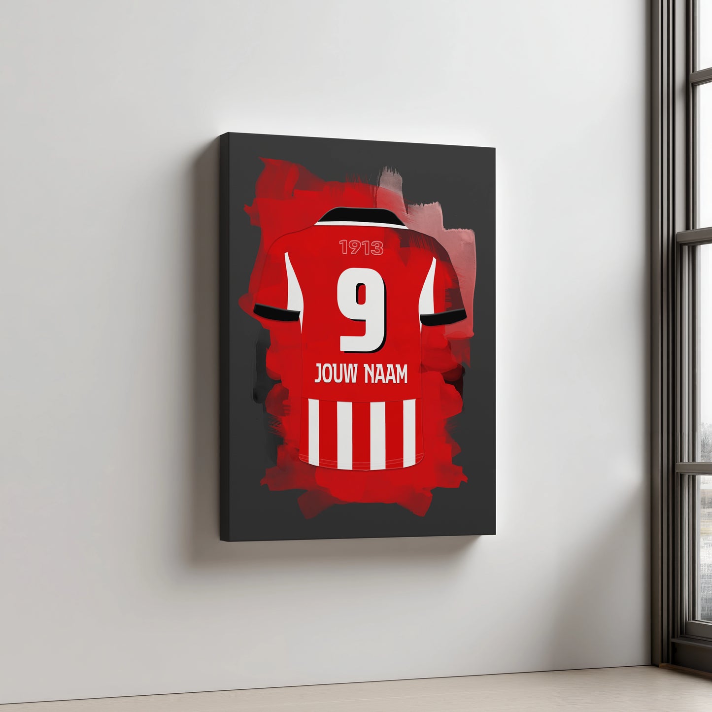 PSV Eindhoven Aluminium Dibond Wanddecoratie Mancave Voetbalfan
