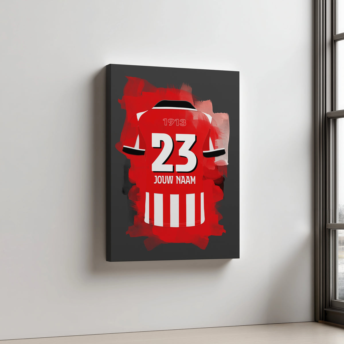 PSV Eindhoven Voetbal Aluminium Dibond Mancave Cadeau Man